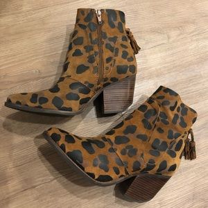 Leopard Booties - Matisse Footwear